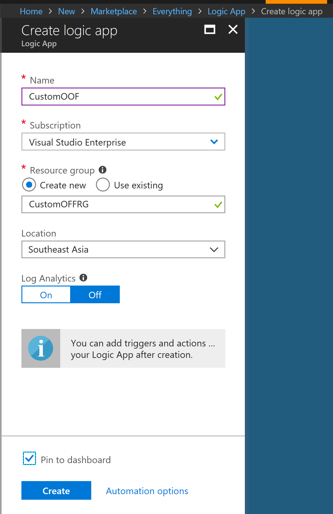 01. Create Logic App